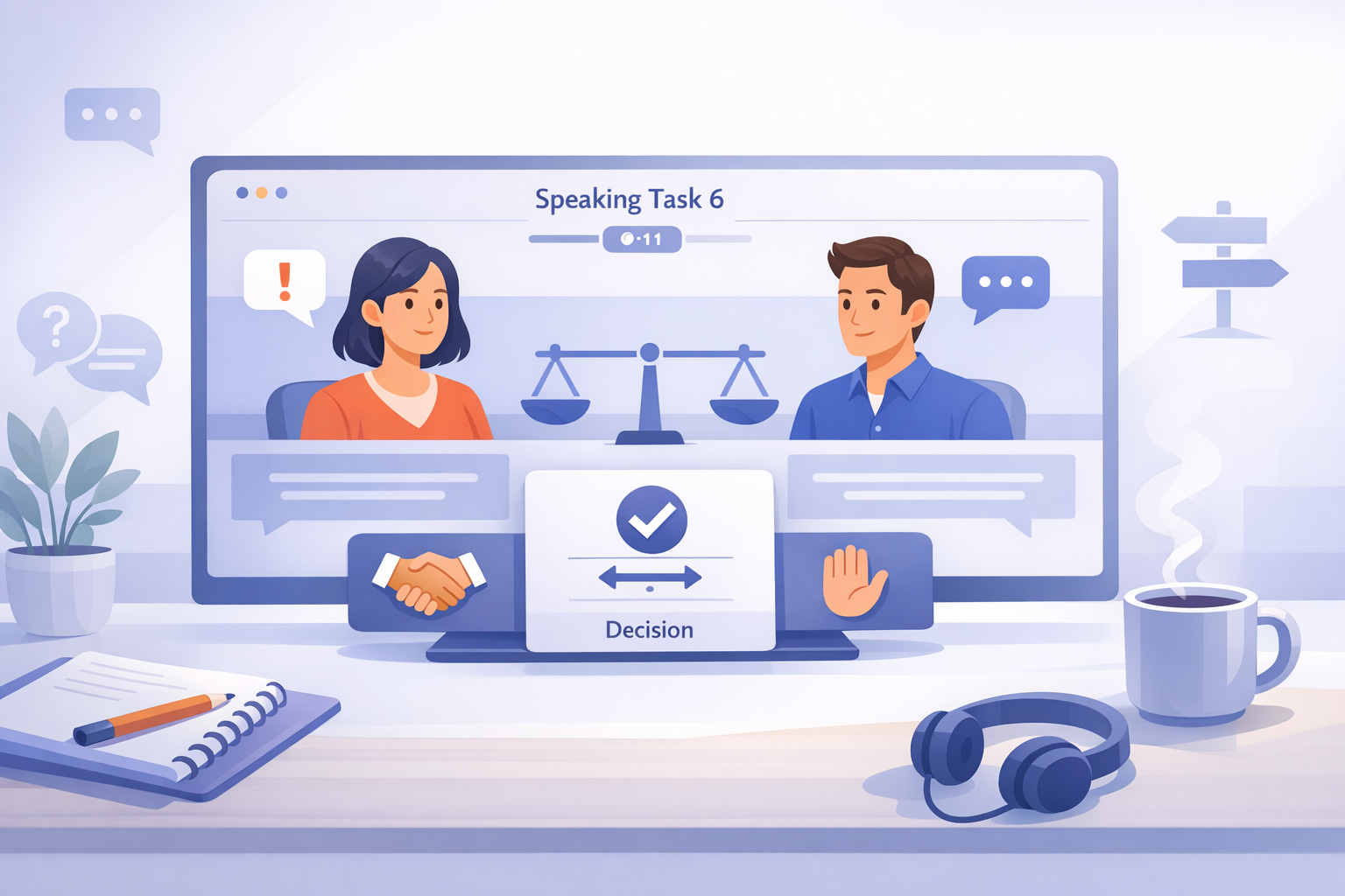 CELPIP Speaking Task 6 Template: Handle Difficult Situations Firmly and Respectfully